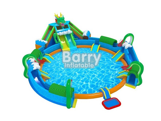 New Arrival Havaii Theme Mini Inflatable Water Park BY-AWP-074